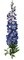 Captivating Beauty 37" Silk Delphinium Flowers - Elegant Artificial Decor